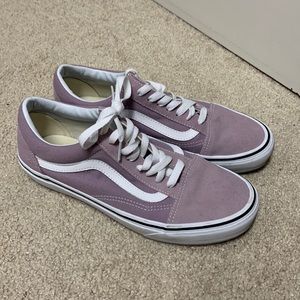 Womens vans sz 10 dusty purple